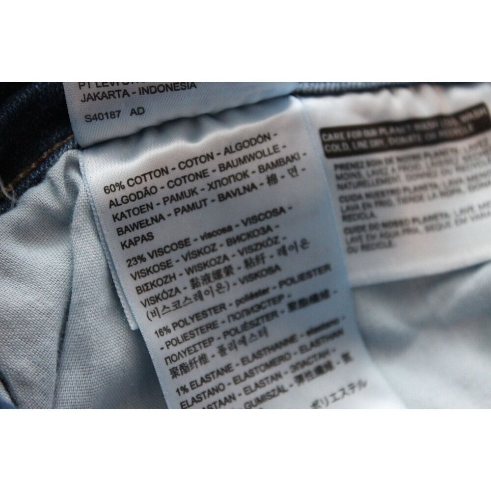 NWT Levi's Boyfriend Jeans Size 8 29 x 27 Mid Rise Denim Relaxed Fit Tapered Leg - Picture 15 of 15